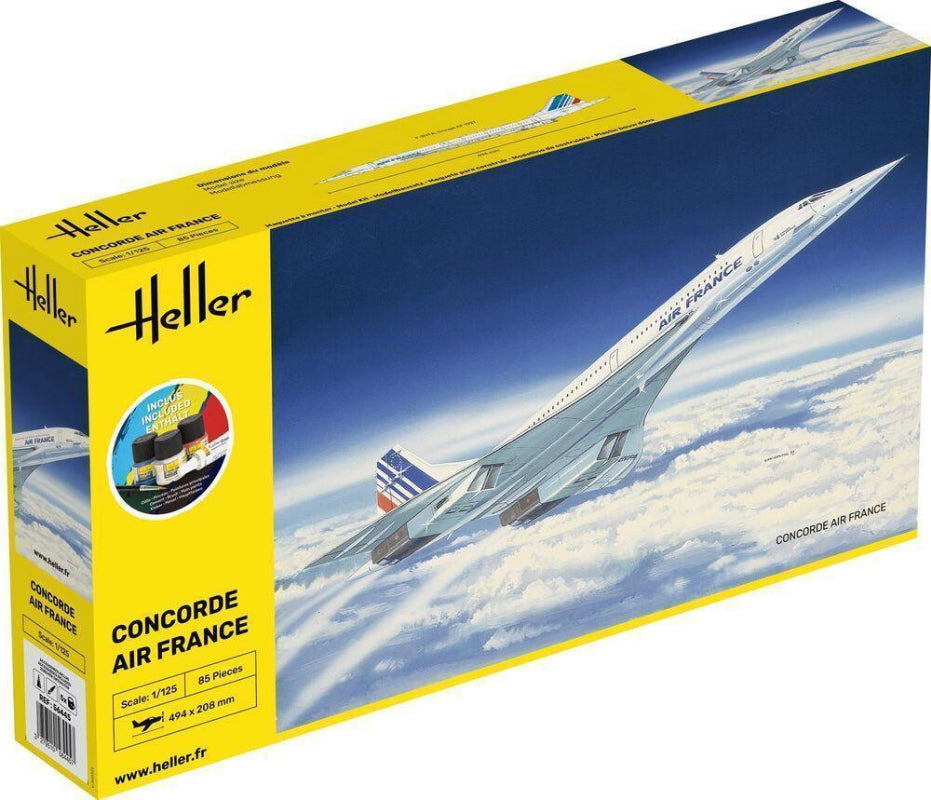Maquette 1/125 du Concorde Air France