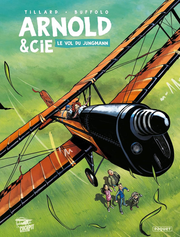 Bande dessinée Arnold & Cie, tome 1 : le Vol du Jungmann par Tillard et Buffolo