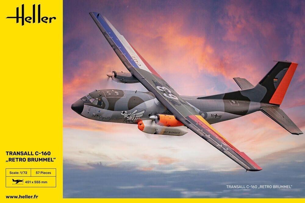 Maquette TRANSALL C-160 RETRO BRUMMEL - Heller MAQUETTES A CONSTRUIRE Heller