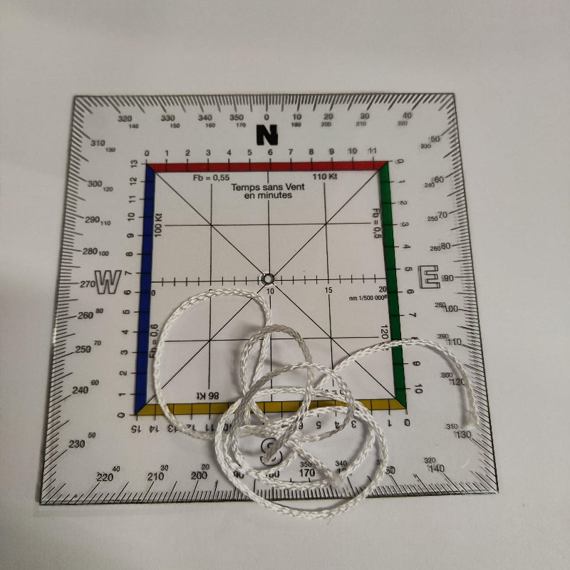 RAPPORTEUR DE DÉROUTEMENT 130*130mm AVEC 4 FB - LA BOUTIQUE DU PILOTE