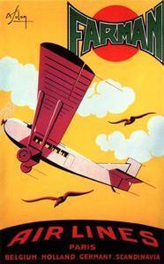 affiche musee air france 63 cm x 100 cm 264 farman