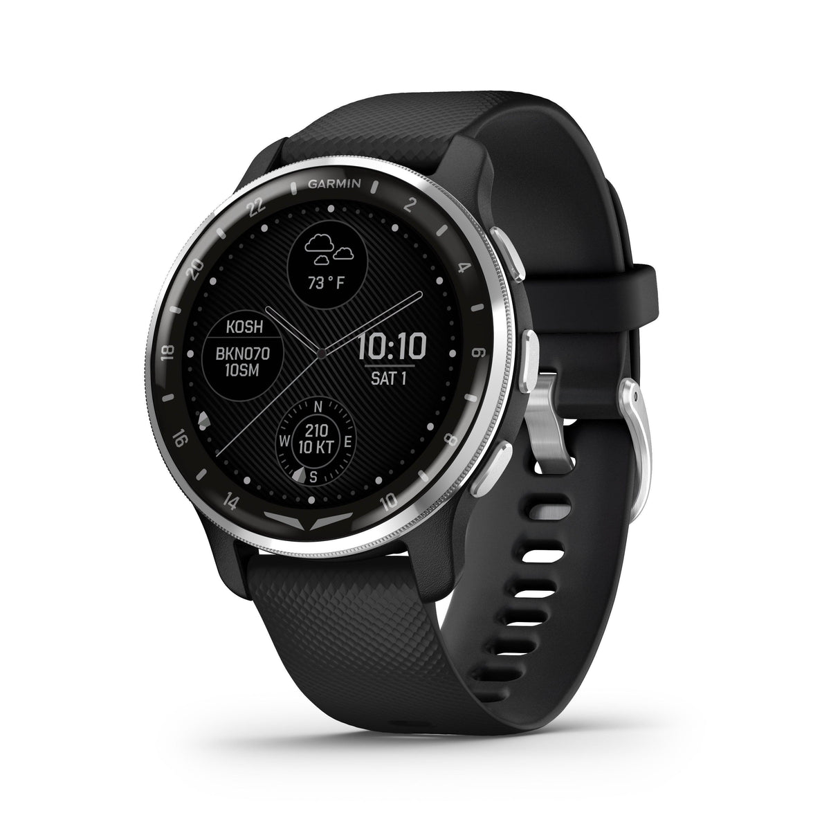 d2 air x10 - montre aviateur connectée - noir