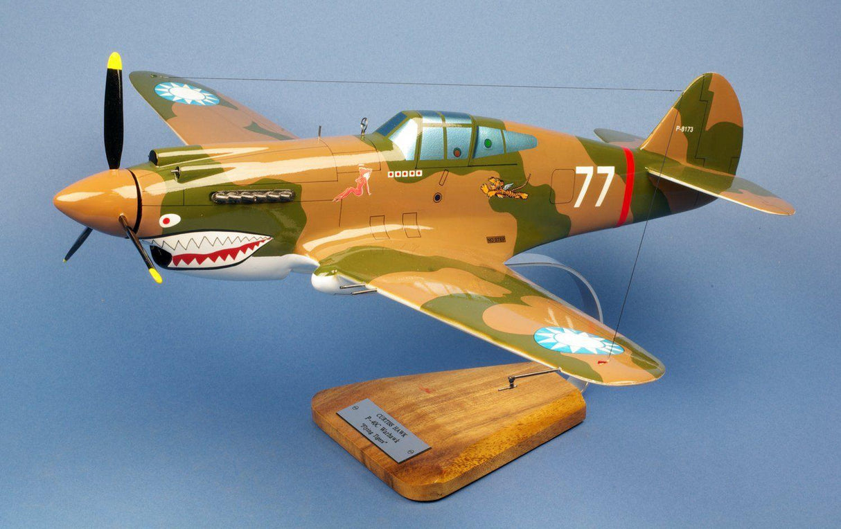 p-40c warhawk 3rd sq flying tigers "hell's angels"