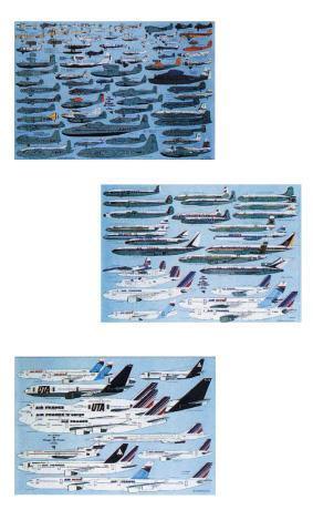 tube flotte groupe air france 3 affiches