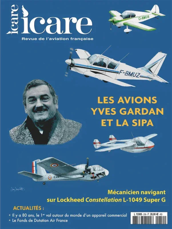 Icare, revue de l'aviation française, les avions Yves Gardan et la SIPA