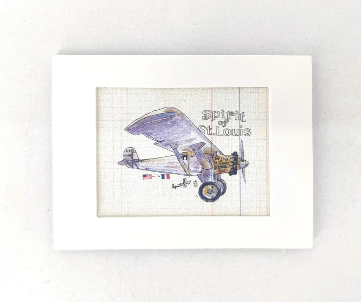 Magnet Passe-Partout Spirit of St. Louis - Lapin