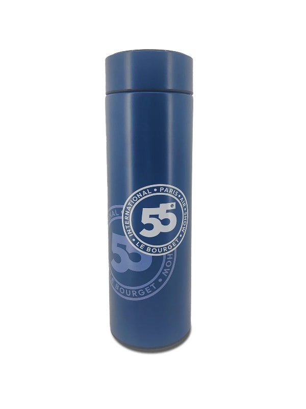 Thermos bleu salon du Bourget 2025 55e édition