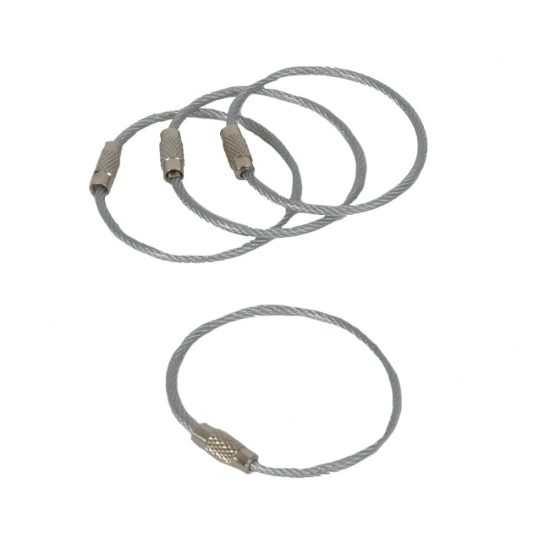 Ensemble de 4 anneaux metalliques Dimatex
