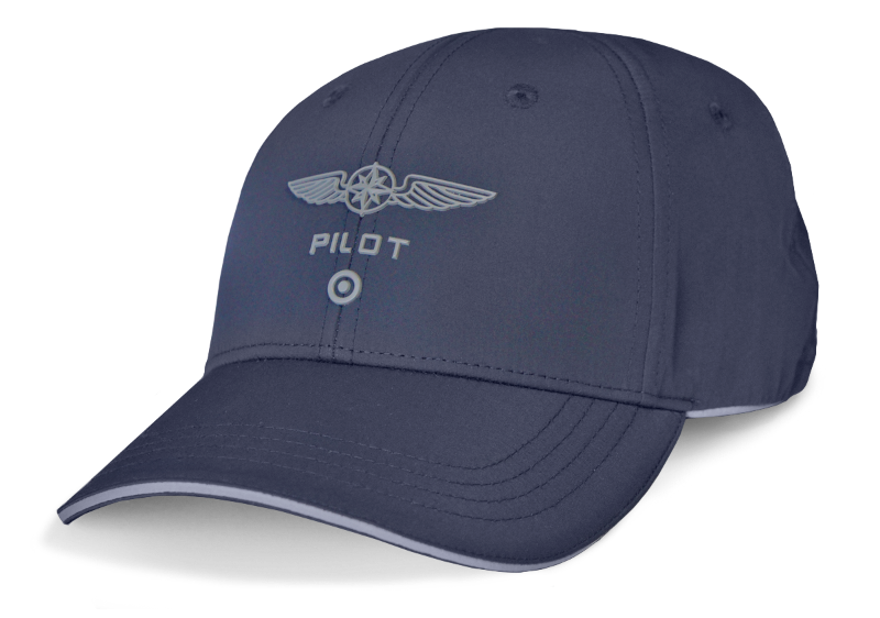 Casquette microfibre bleu marine Design4Pilot