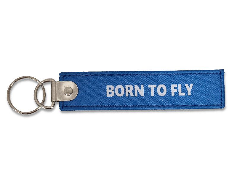 Porte-clés flamme Born to fly