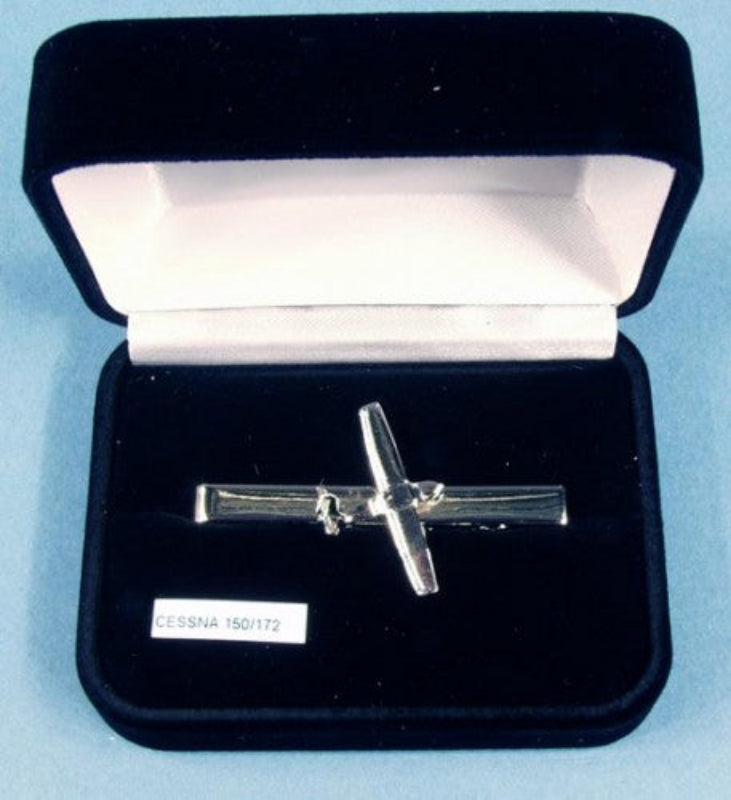 Pince Cravate Cessna en nickel