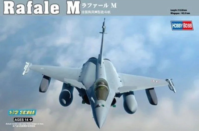 Boîte de la maquette du Rafale M par HobbyBoss