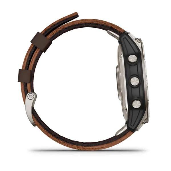 d2 mach 1 - montre aviateur connectée - bracelet en cuir