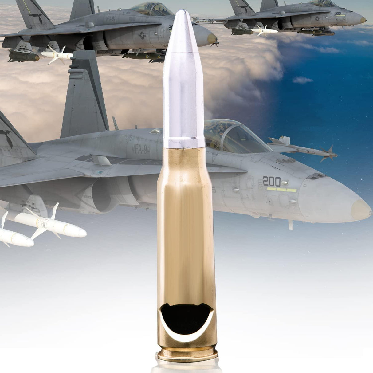 décapsuleur munition 20mm vulcan - lucky shot - f16 falcon