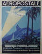 lithographie musée air france de l'aéropostale 50 cm x 70 cm.