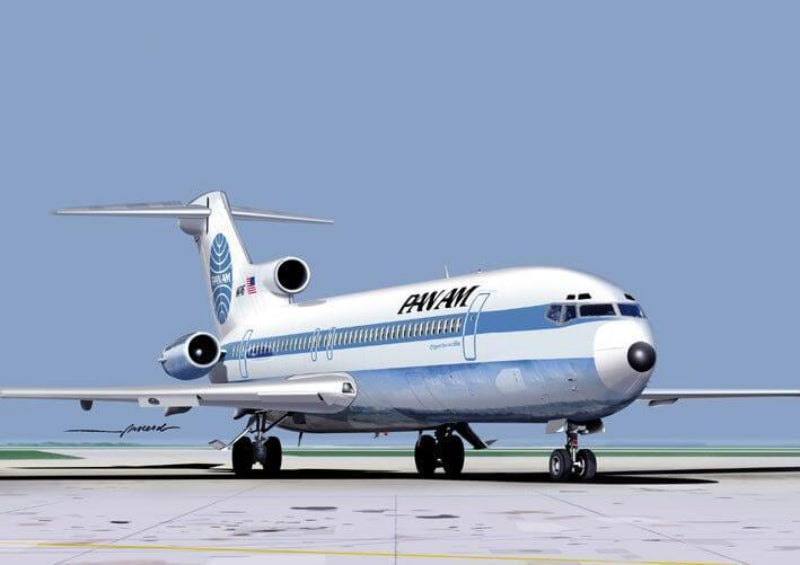 Maquette 1/72 BOEING 727-200 PAN AM MACH2 MAQUETTES A CONSTRUIRE MACH 2