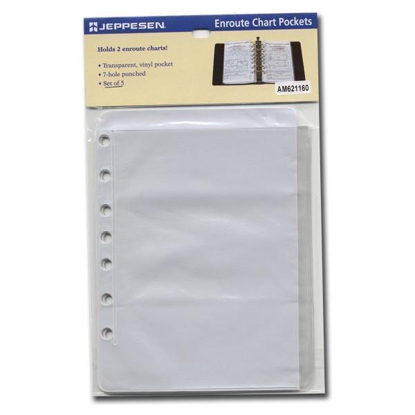 pochettes pour carte enroute jeppesen * 5