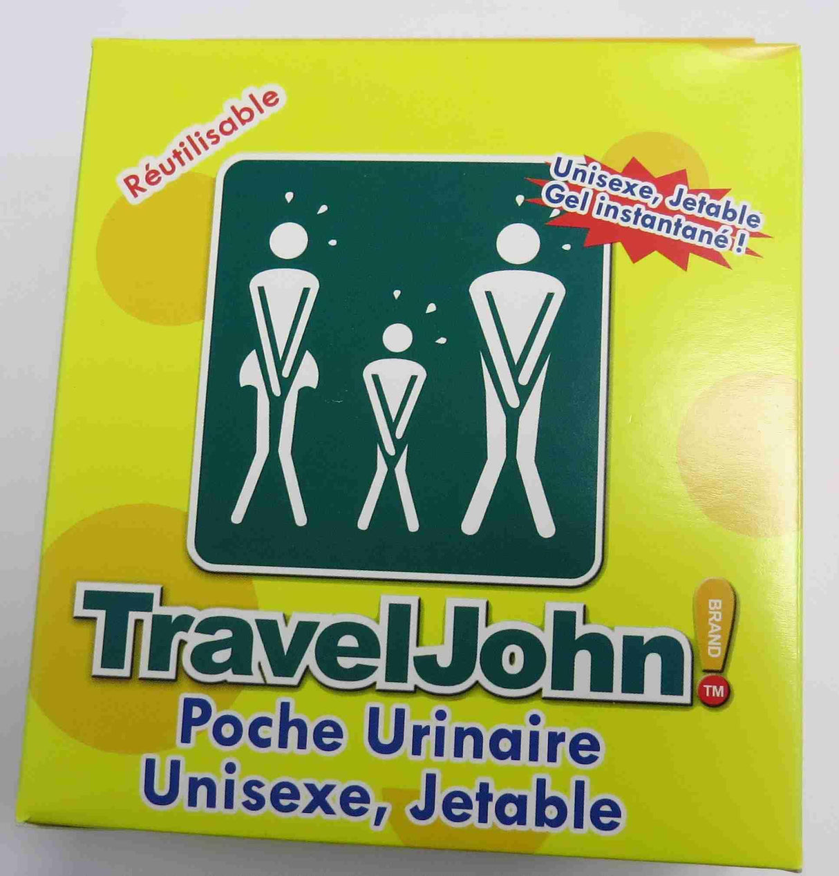 sachets urinoirs traveljohn
