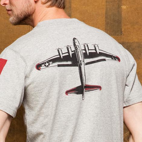 tee shirt b17 gris