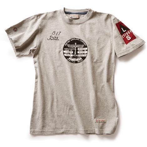 tee shirt b17 gris