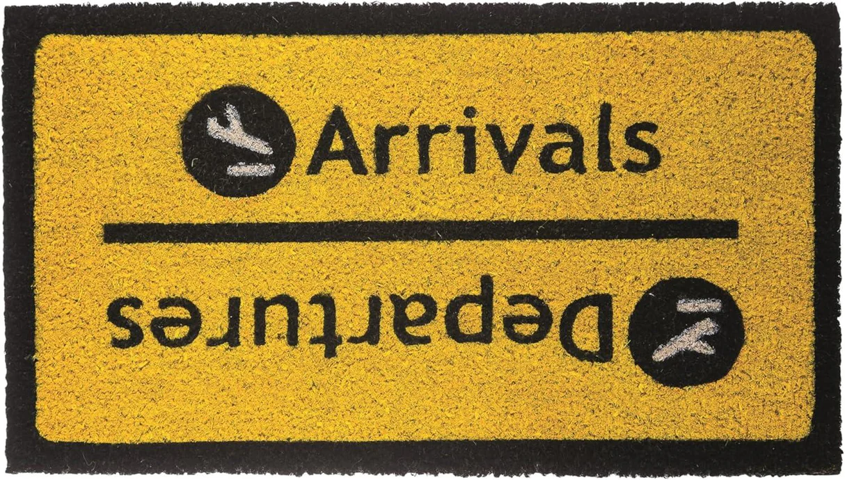 Paillasson Departures & Arrivals Aéroport - Out of the Blue