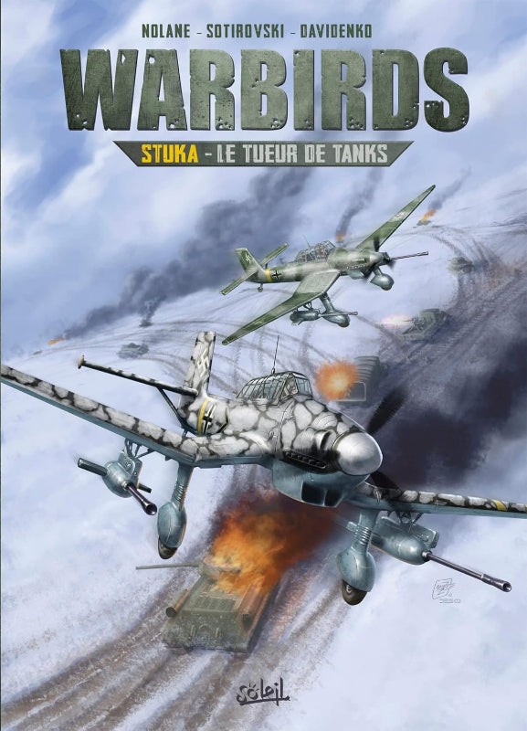 Première de couverture de la bande dessinée Warbirds -: Stuka le tueur de tanks aux éditions Soleil