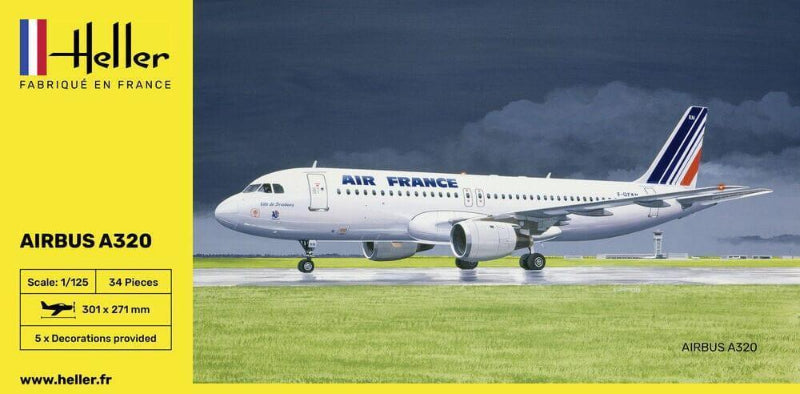 Maquette A320 AIR FRANCE - Heller MAQUETTES A CONSTRUIRE Heller