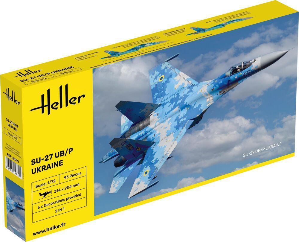 Maquette SU-27 UB/P Ukraine - Heller (80371) - LA BOUTIQUE DU PILOTE
