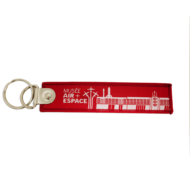 Porte-clés flamme rouge Musée de l'Air et de l'Espace