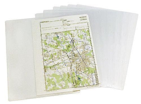 10 pochettes transparentes a5