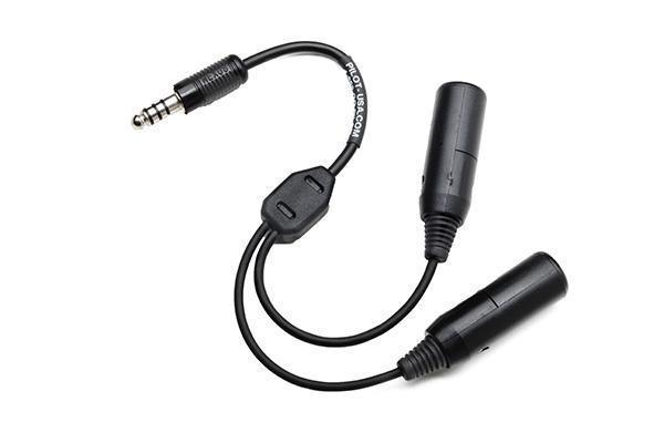 adaptateur casque aviation generale - helicoptere us