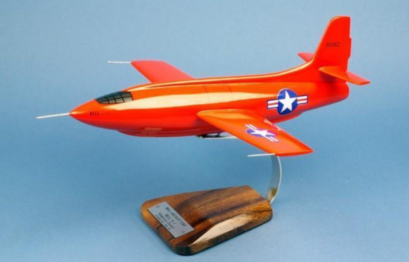 Maquette en bois bell x-1 'glamorous glennis' charles 'chuck' yeager