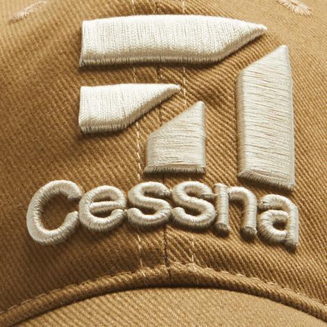casquette cessna tan