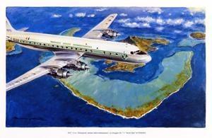 gouache 49 cm x 32 cm 074 douglas dc 7