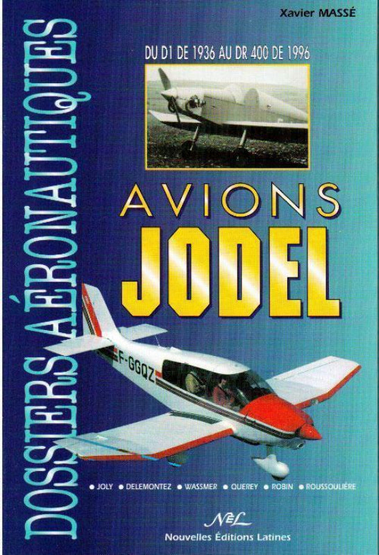 Livre les avions Jodel de Xavier Massé
