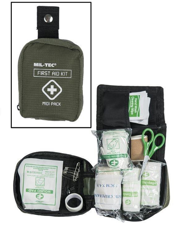 mini pack de premier secours kaki