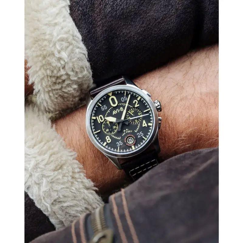 Montre AVI-8 Spitfire (AV-4089-01) Montres aviateurs AVI-8