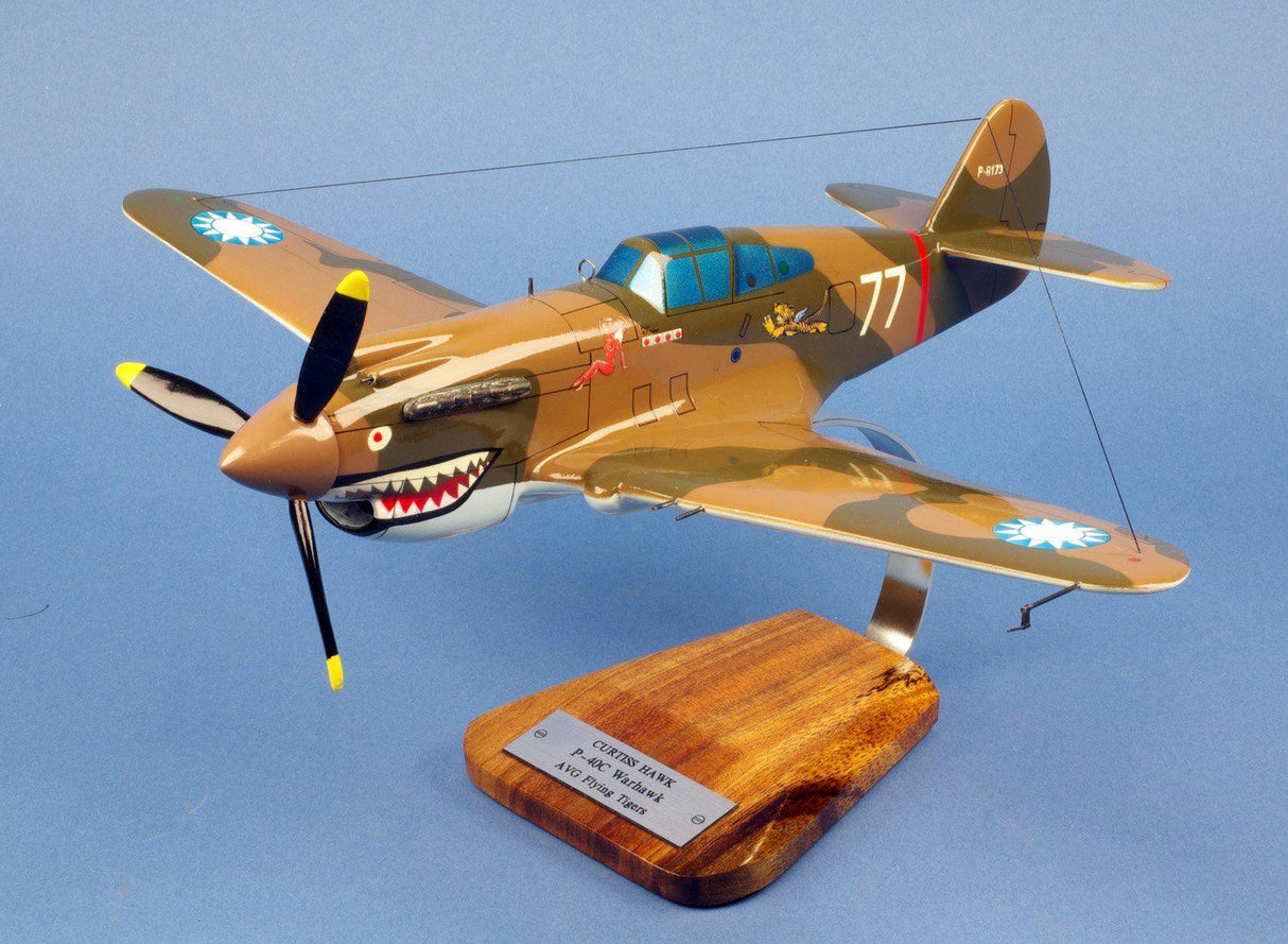 p-40c warhawk 3rd sq flying tigers "hell's angels"