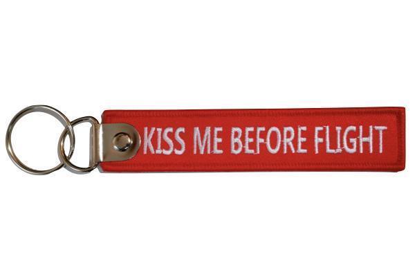 porte cles kiss me before flight