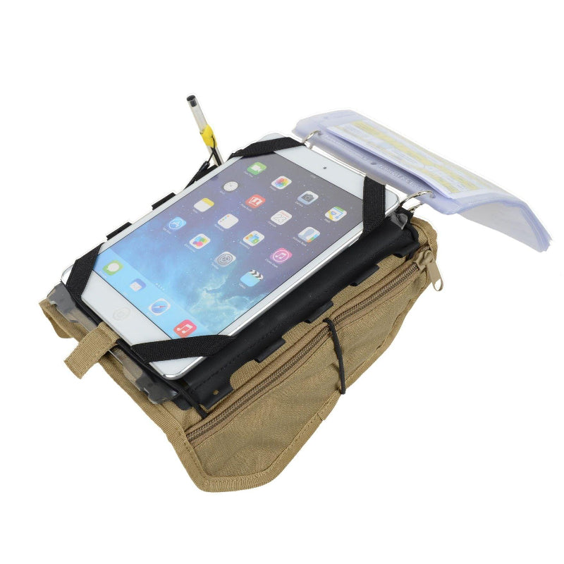 whatif-planchette support de cuisse tablette 8.4" coyote