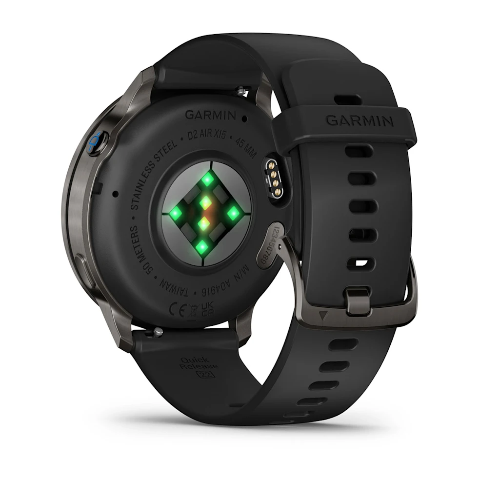 D2 X15 noire - Garmin - Montre aviateur connectée