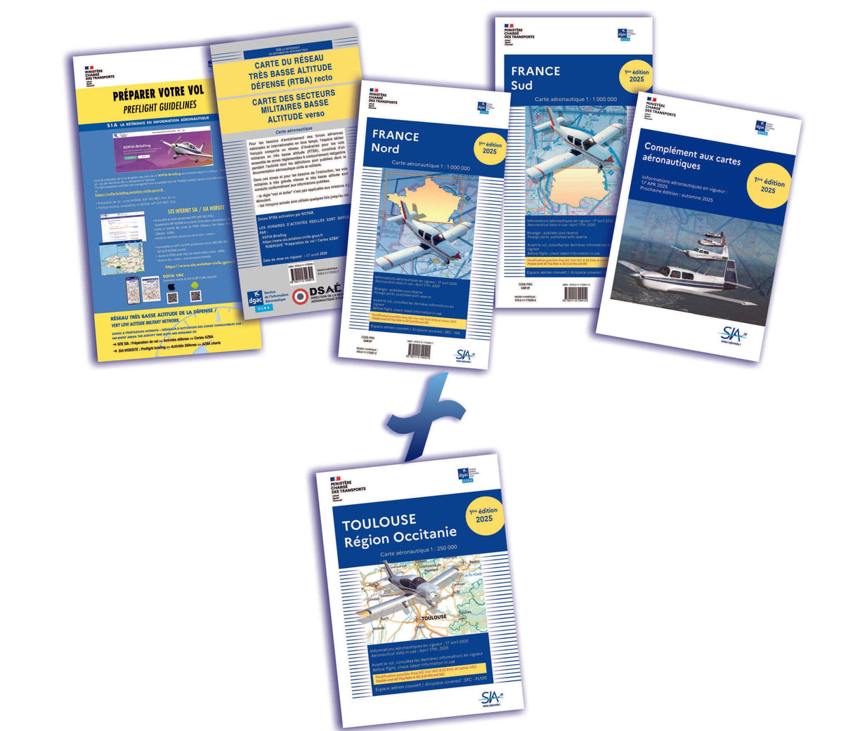 DOCUMENTS VFR 2025 1e Edition + TOULOUSE Région Occitanie - SIA