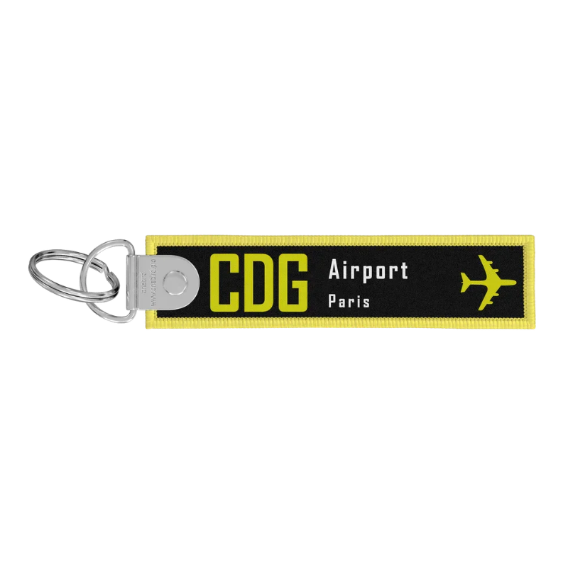 porte-clés flamme CDG Airport Paris