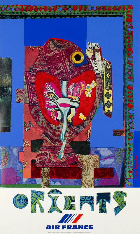 Affiche Air France Orients