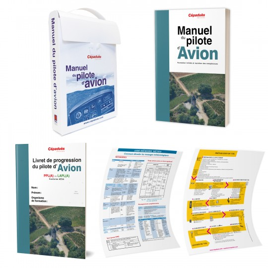Mallette du Manuel du pilote d'avion Licence de pilote privé d'avion PPL (A) 21e édition