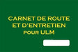 carnet de route et d'entretien ulm