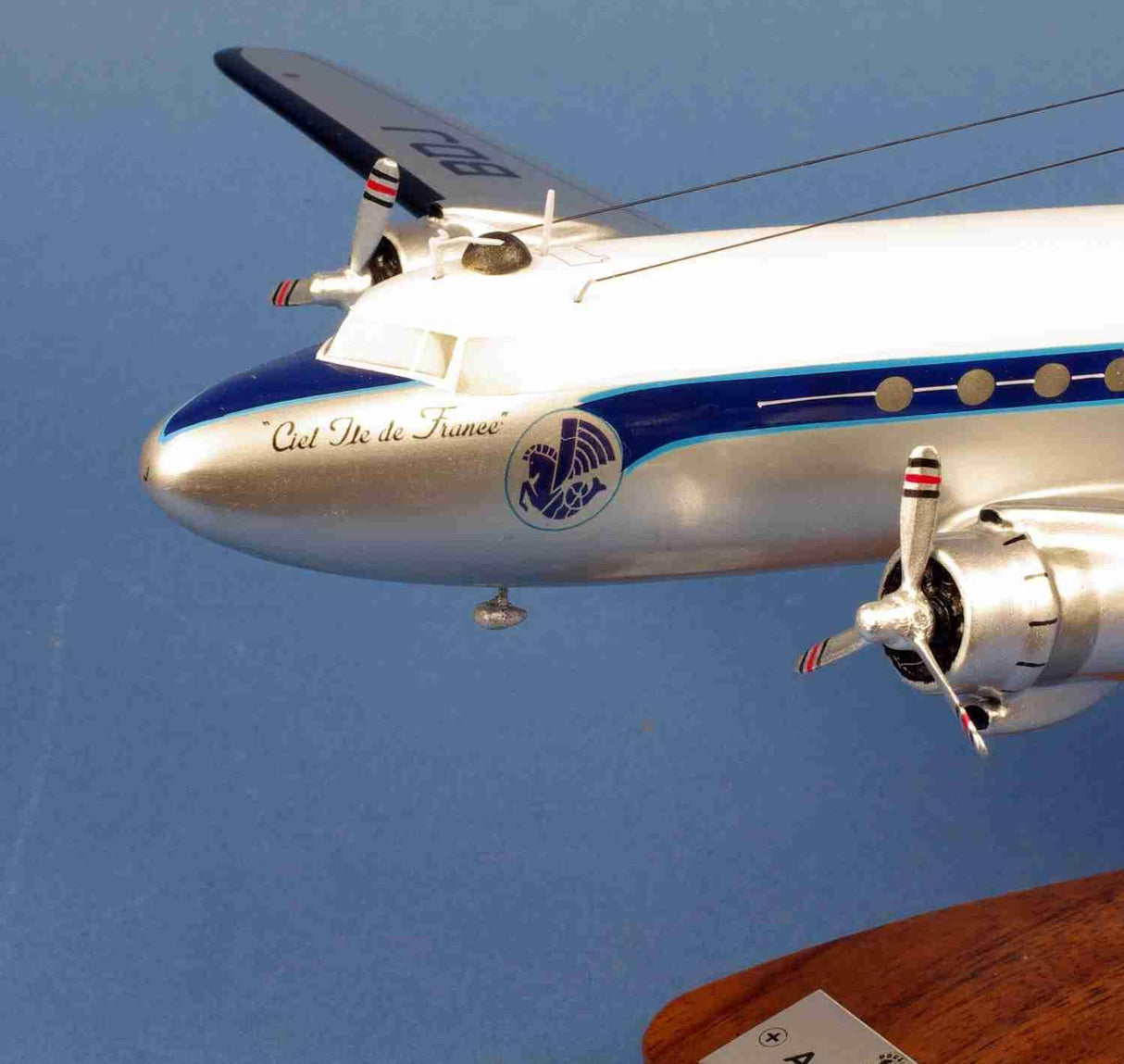 douglas dc-4 air france f-bbdj 1er paris-ny