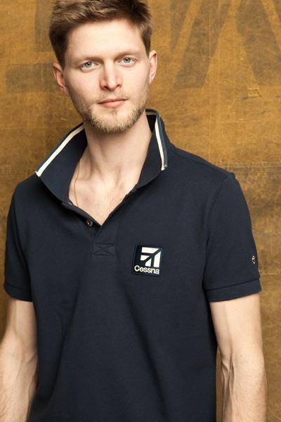 polo cessna - couleur navy