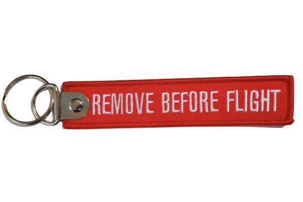 porte cles remove before flight