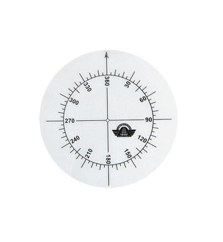 rose vents adhésives transparente(*10) diam 80mm